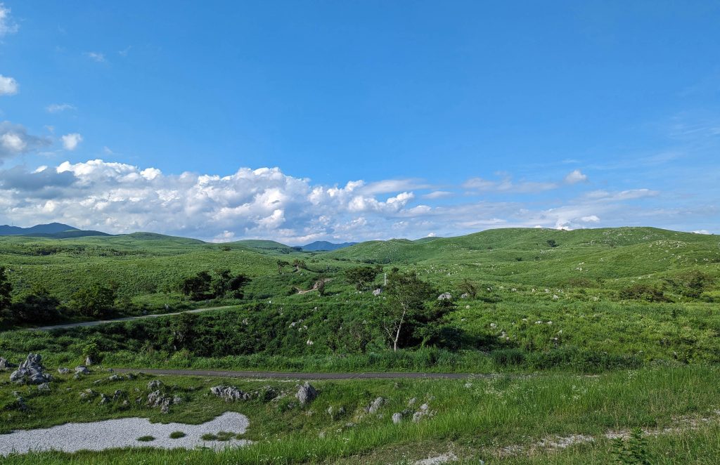 秋吉台のカルスト台地