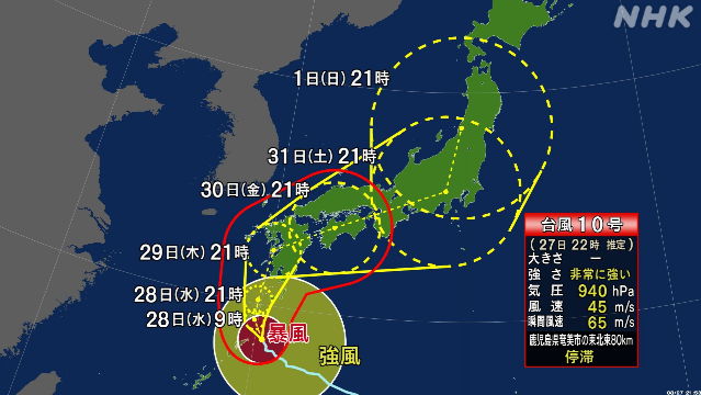 台風10号