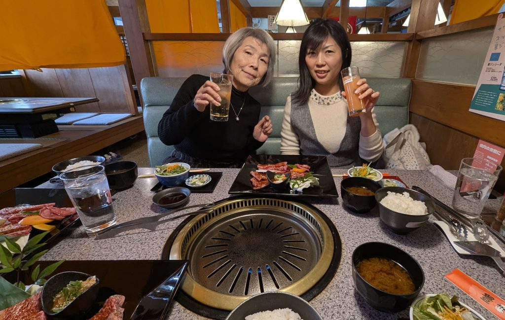 焼肉の忘年会