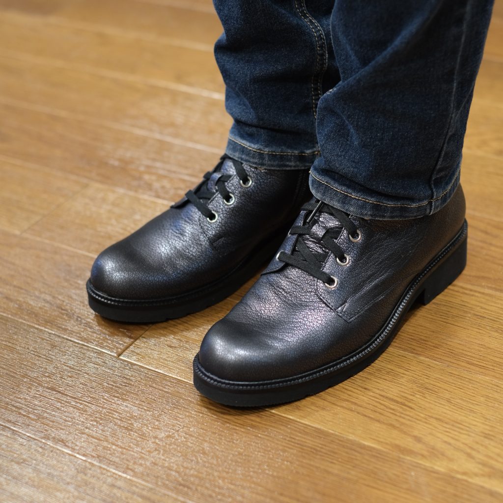 ブーツで足もと暖かい